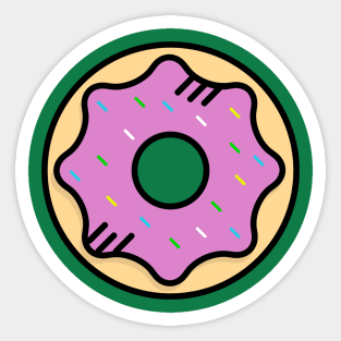 Cute Donut Pink - Icon Sticker